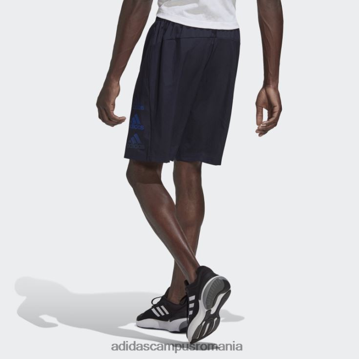 adidas campus romania conceput pentru a muta logo-ul pantalonilor scurți de cerneală moda bărbați cerneală J266N27249