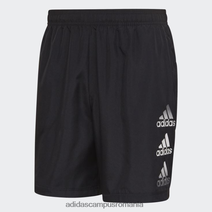 adidas campus romania conceput pentru a muta pantaloni scurți cu logo negru bărbați negru J266N214642
