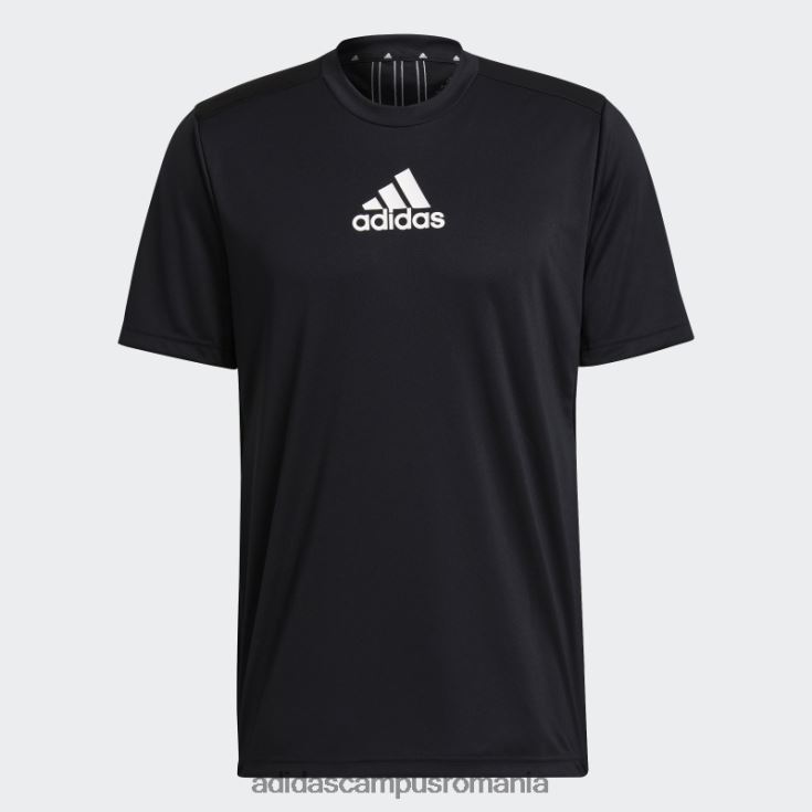 adidas campus romania conceput pentru a muta sport 3-stripes tricou negru bărbați alb negru J266N21562
