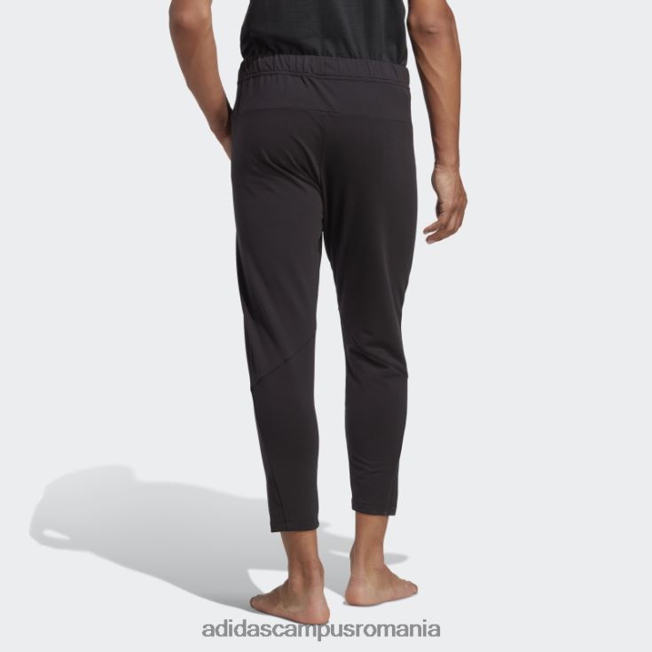 adidas campus romania conceput pentru antrenament yoga 7/8 pantaloni de antrenament negri bărbați negru J266N25017