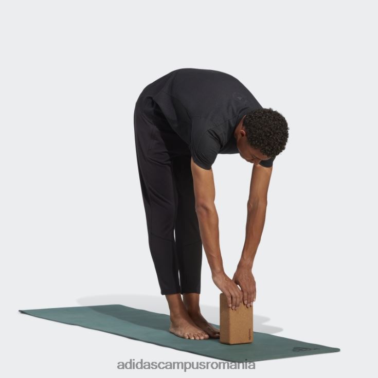 adidas campus romania conceput pentru antrenament yoga 7/8 pantaloni de antrenament negri bărbați negru J266N25017