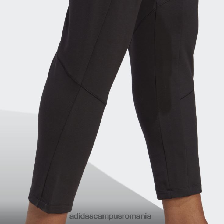 adidas campus romania conceput pentru antrenament yoga 7/8 pantaloni de antrenament negri bărbați negru J266N25017