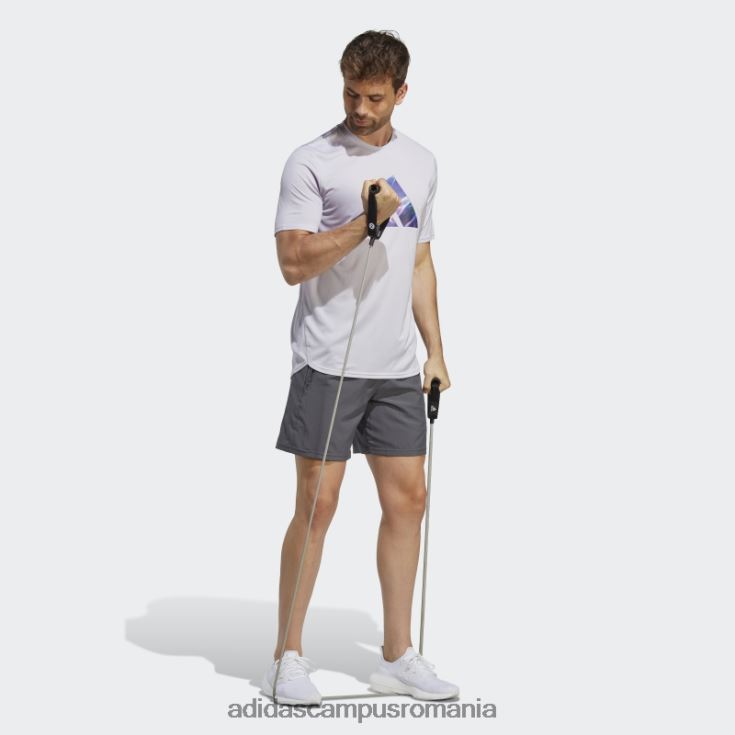 adidas campus romania conceput pentru mișcare hiit antrenament tricou argintiu zori bărbați zori argintii/negru J266N25053