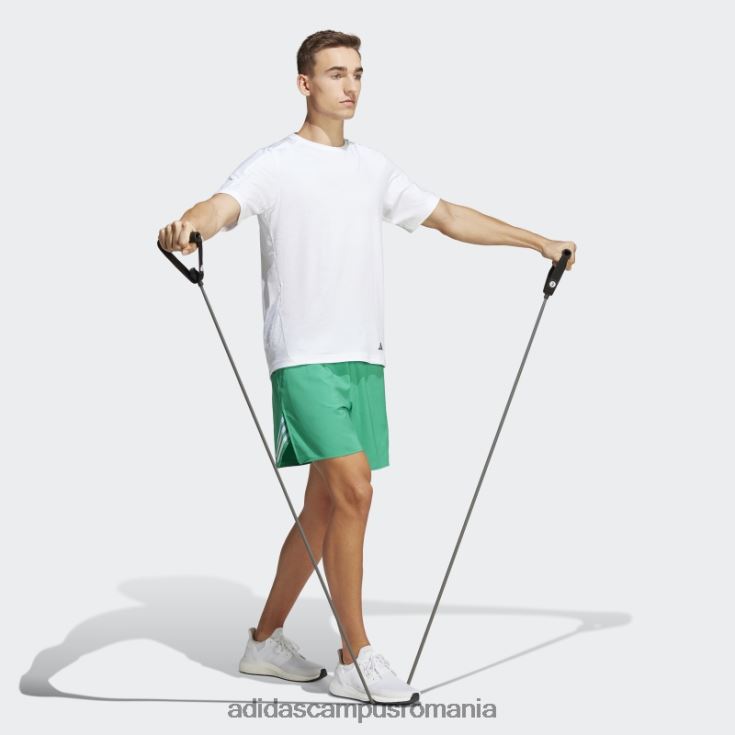 adidas campus romania curte verde tren icons pantaloni scurți de antrenament cu 3 dungi adidas bărbați verde curte J266N25889