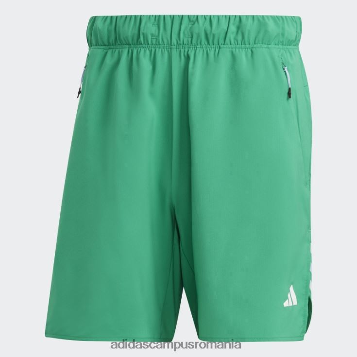 adidas campus romania curte verde tren icons pantaloni scurți de antrenament cu 3 dungi adidas bărbați verde curte J266N25889