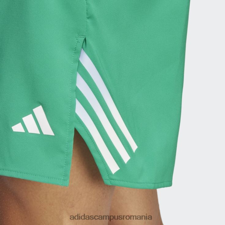 adidas campus romania curte verde tren icons pantaloni scurți de antrenament cu 3 dungi adidas bărbați verde curte J266N25889