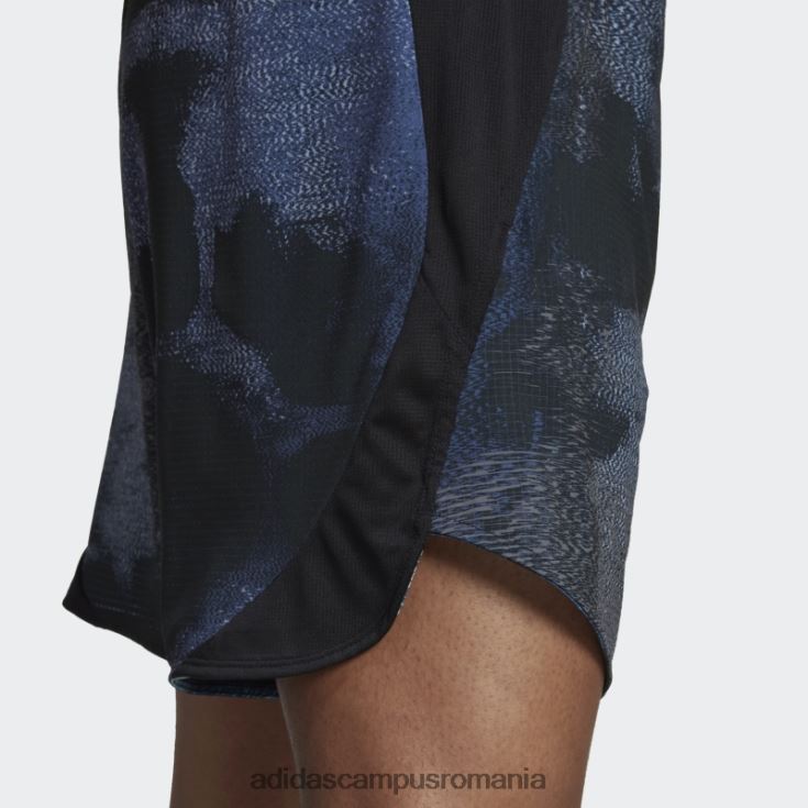 adidas campus romania d4t hiit pantaloni scurți de antrenament cu imprimeu peste tot negru fashion bărbați multicolor/negru J266N27143