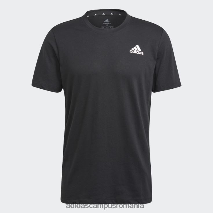 adidas campus romania elegant aeroready conceput pentru a muta sport tricou alb bărbați alb negru J266N21560