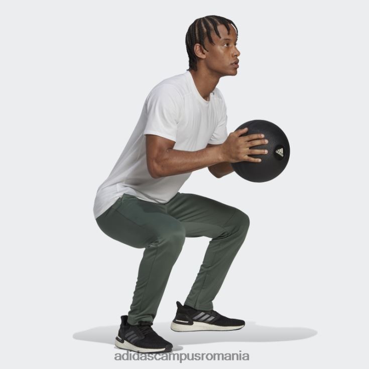 adidas campus romania green oxide aeroready joc și du-te pantaloni conici cu logo mic bărbați oxid verde J266N26989