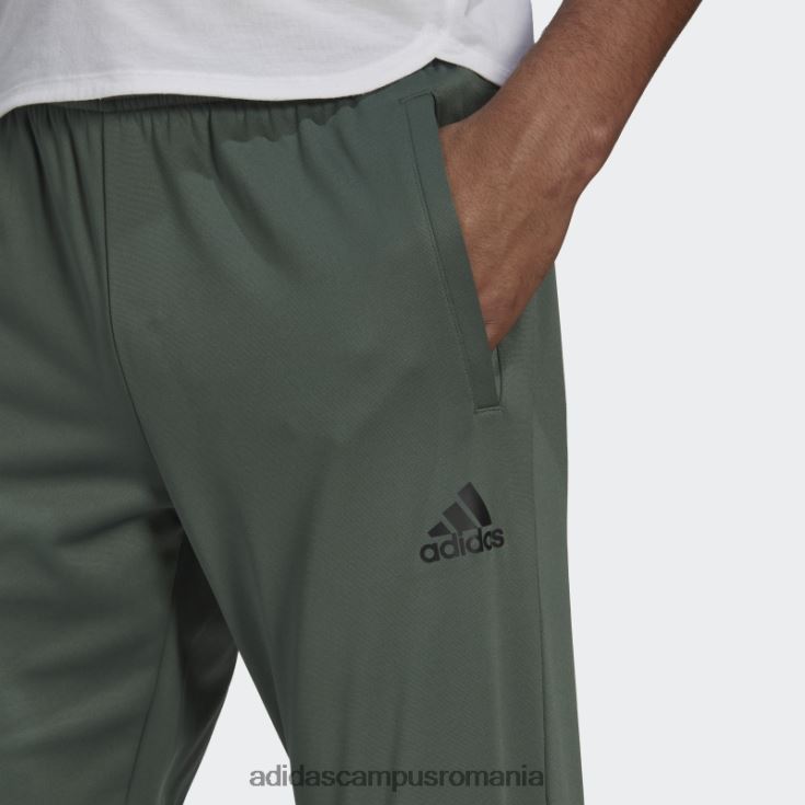 adidas campus romania green oxide aeroready joc și du-te pantaloni conici cu logo mic bărbați oxid verde J266N26989