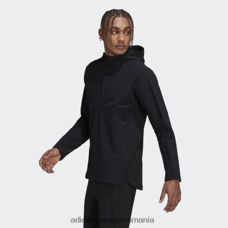 adidas campus romania hanorac adidas negru workout cordura cu fermoar complet bărbați negru J266N27233