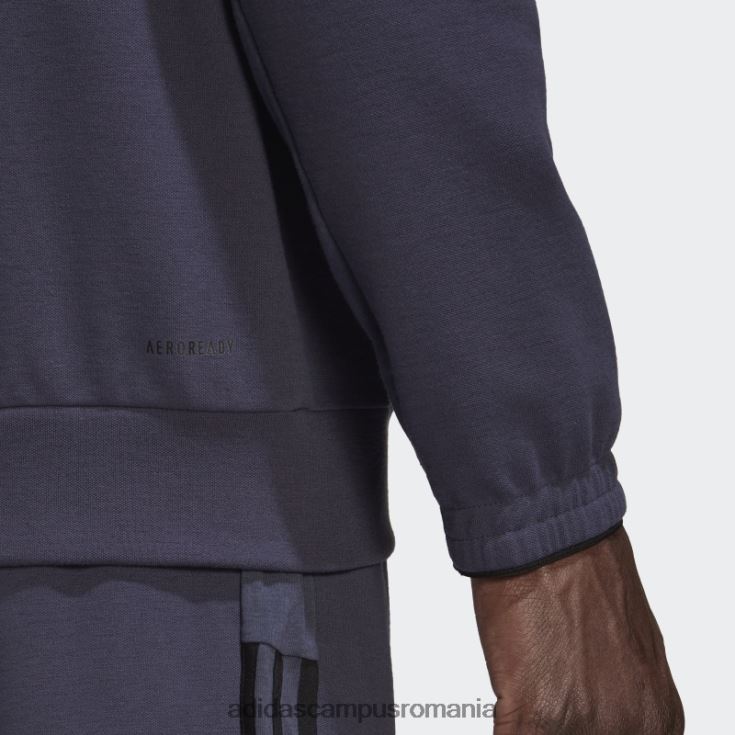 adidas campus romania hanorac aeroready yoga cu fermoar complet bleumarin bărbați bleumarin/negru J266N215154