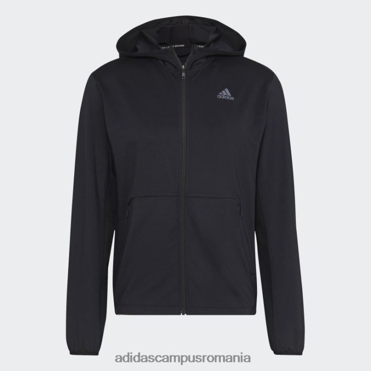 adidas campus romania hanorac de antrenament hiit cu fermoar complet negru adidas bărbați negru J266N215240