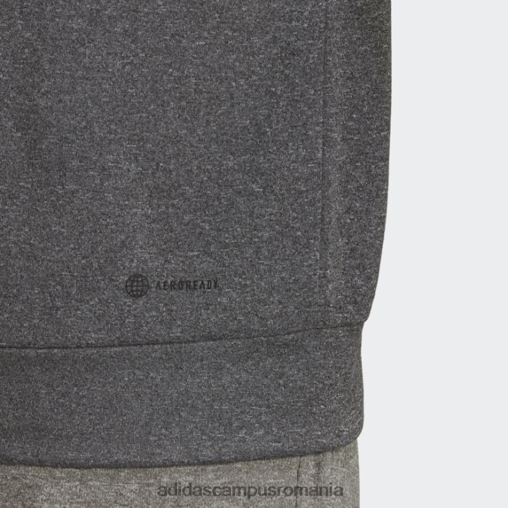 adidas campus romania hanorac gri aeroready game and go camo logo bărbați gri/cerneală J266N215238