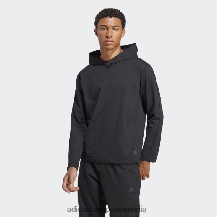 adidas campus romania hanorac negru pentru antrenament grafic yoga bărbați negru J266N24990