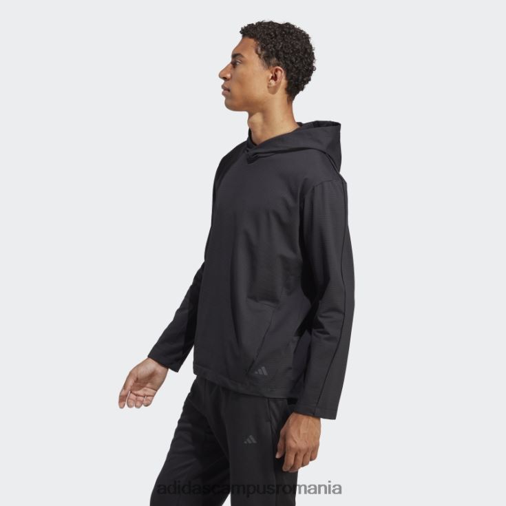 adidas campus romania hanorac negru pentru antrenament grafic yoga bărbați negru J266N24990