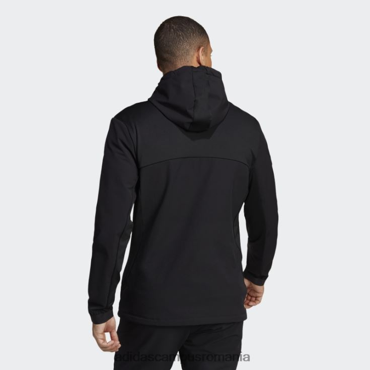 adidas campus romania hanorac pentru antrenament cu fermoar complet negru.rdy bărbați negru J266N215184