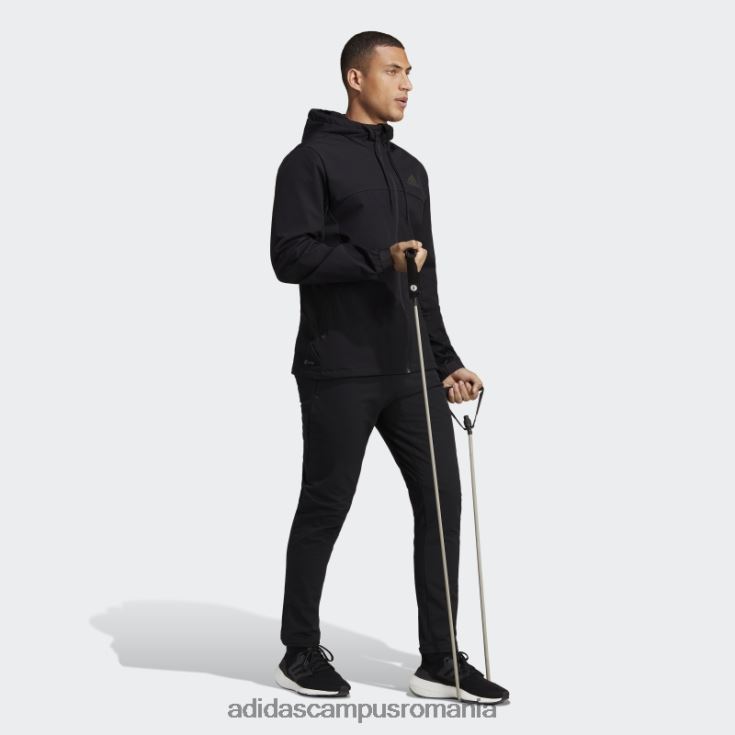 adidas campus romania hanorac pentru antrenament cu fermoar complet negru.rdy bărbați negru J266N215184