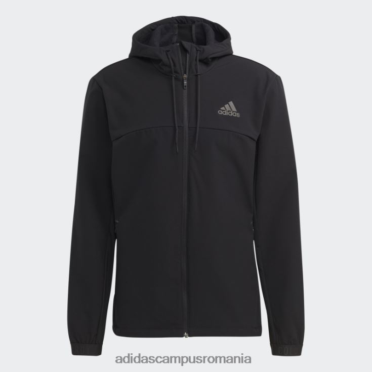 adidas campus romania hanorac pentru antrenament cu fermoar complet negru.rdy bărbați negru J266N215184