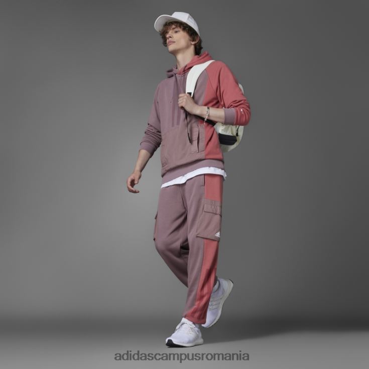 adidas campus romania hanorac violet colorblock French Terry bărbați Violet J266N26976