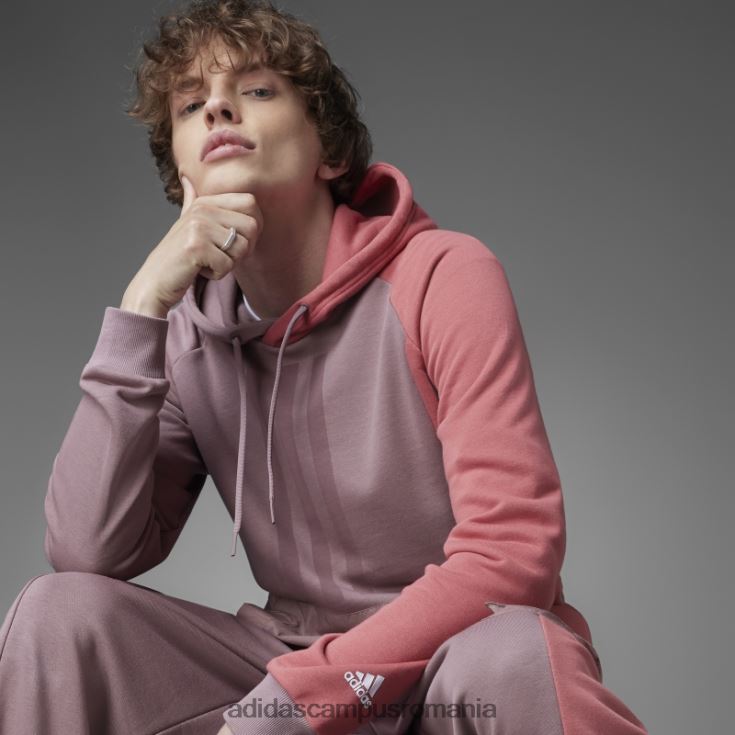 adidas campus romania hanorac violet colorblock French Terry bărbați Violet J266N26976