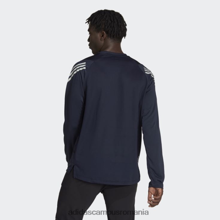 adidas campus romania icoane de antrenament cerneală de top cu mâneci lungi bărbați cerneală/verde J266N214707
