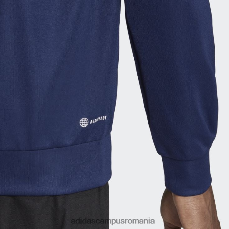 adidas campus romania jachetă de antrenament sezonieră, cu fermoar, albastru închis bărbați albastru închis/alb J266N24930
