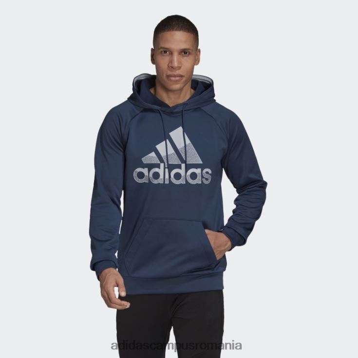 adidas campus romania joc aeroready și du-te cu hanoracul cu logo mare bleumarin bărbați marina J266N25005