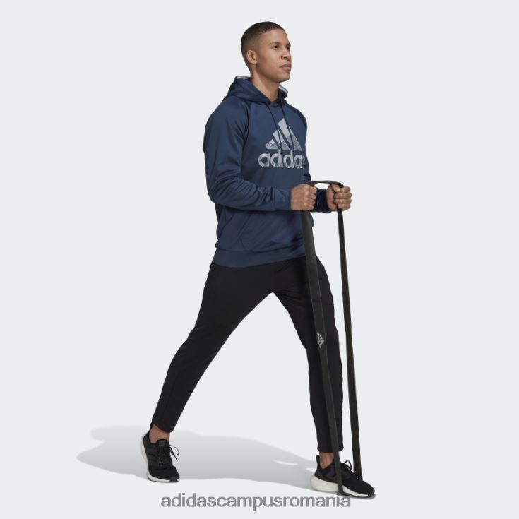 adidas campus romania joc aeroready și du-te cu hanoracul cu logo mare bleumarin bărbați marina J266N25005