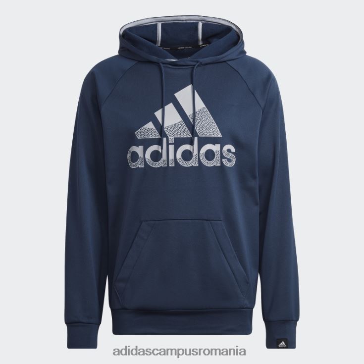 adidas campus romania joc aeroready și du-te cu hanoracul cu logo mare bleumarin bărbați marina J266N25005