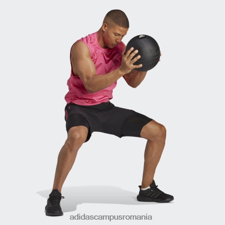 adidas campus romania magenta conceput pentru antrenament pro series hiit tank top organizat de Cody Rigsby bărbați magenta J266N213522