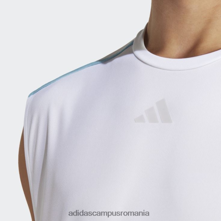 adidas campus romania maiou alb cu bază de antrenament adidas bărbați alb/albastru/transparent J266N213569