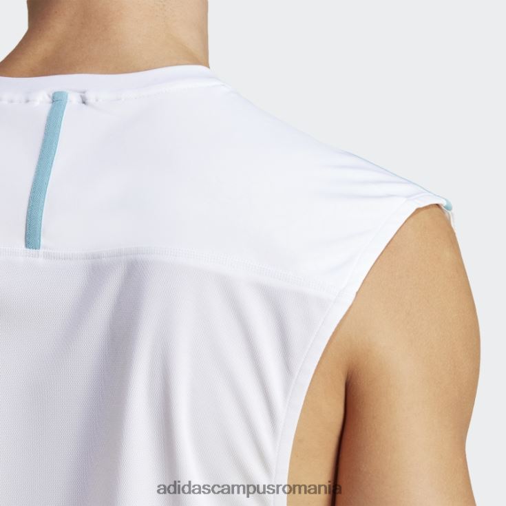 adidas campus romania maiou alb cu bază de antrenament adidas bărbați alb/albastru/transparent J266N213569