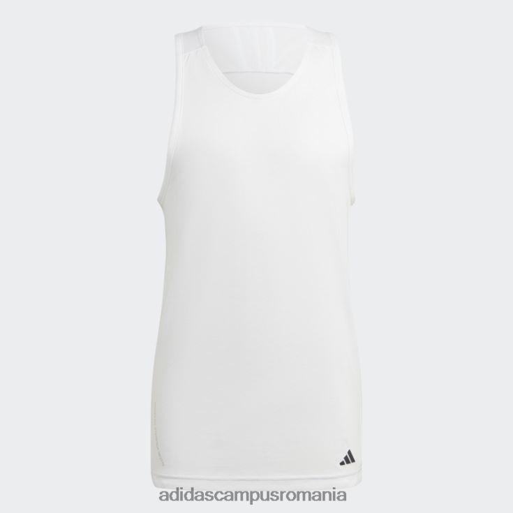 adidas campus romania maiou alb pentru antrenament cu bază de yoga bărbați alb/carbon J266N25129