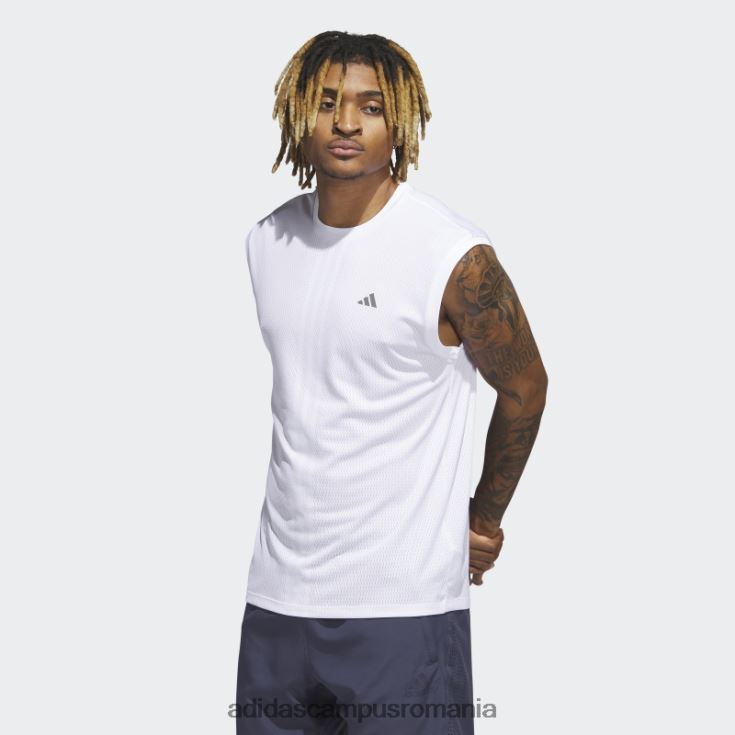 adidas campus romania maiou de antrenament alb hiit engineered bărbați alb J266N26220