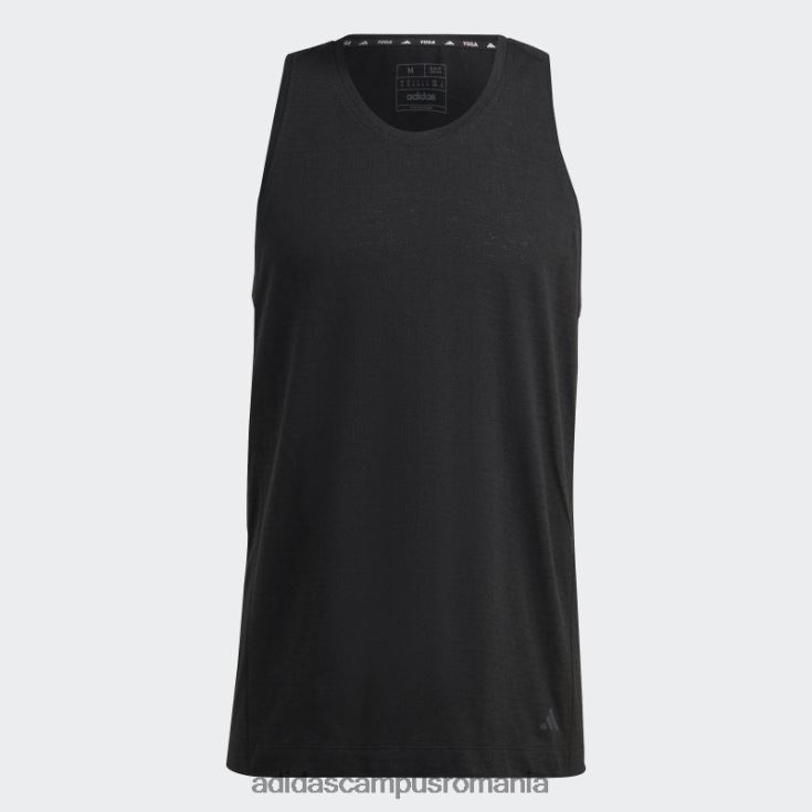 adidas campus romania maiou de antrenament yoga negru bărbați negru J266N25551