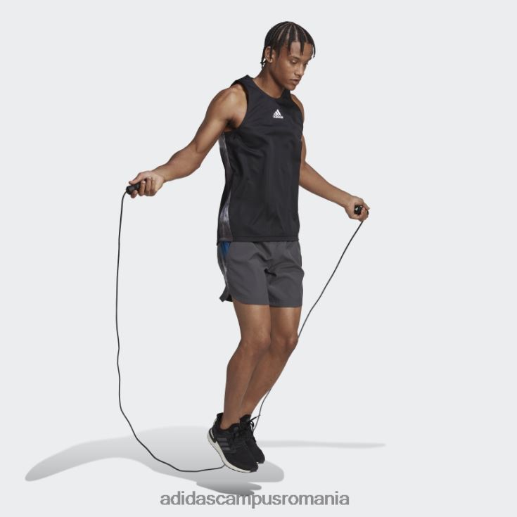 adidas campus romania maiou negru de antrenament aeroready hiit grafic bărbați negru J266N25075