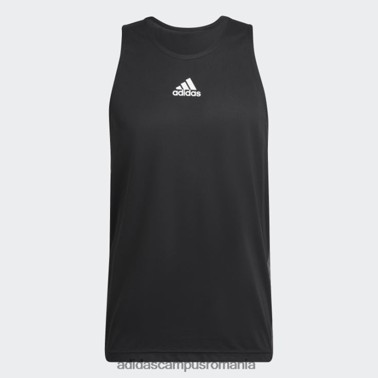 adidas campus romania maiou negru de antrenament aeroready hiit grafic bărbați negru J266N25075