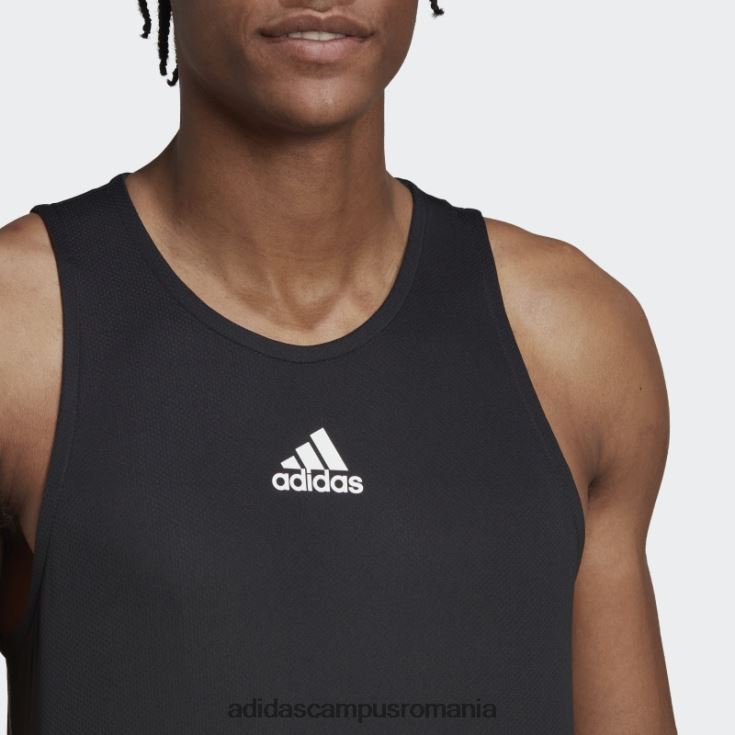 adidas campus romania maiou negru de antrenament aeroready hiit grafic bărbați negru J266N25075