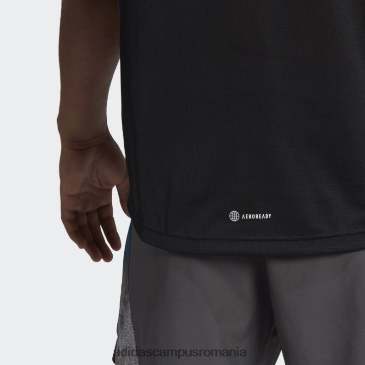 adidas campus romania maiou negru de antrenament aeroready hiit grafic bărbați negru J266N25075
