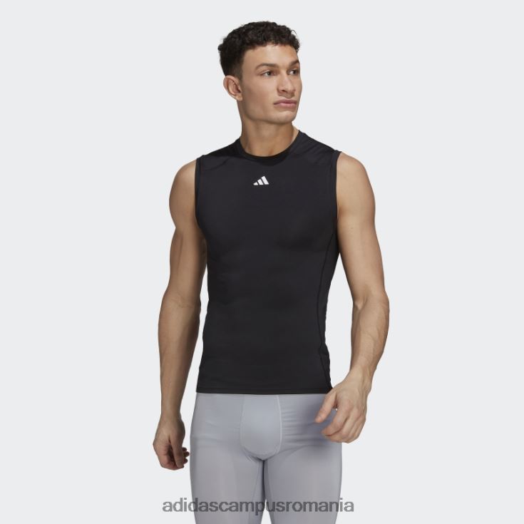 adidas campus romania maiou negru de antrenament techfit bărbați negru J266N213217