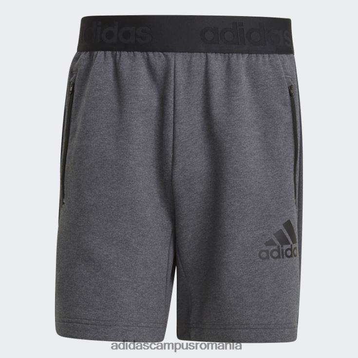 adidas campus romania modă de culoare gri închis, concepută pentru a muta pantaloni scurți aeroready bărbați erica gri închis J266N21692