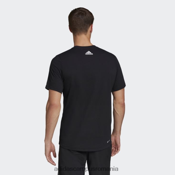 adidas campus romania negru aeroready conceput pentru a muta sport logo tricou adidas bărbați negru J266N214685