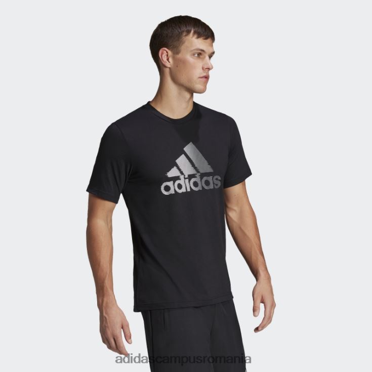 adidas campus romania negru aeroready conceput pentru a muta sport logo tricou adidas bărbați negru J266N214685