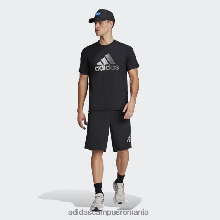 adidas campus romania negru aeroready conceput pentru a muta sport logo tricou adidas bărbați negru J266N214685