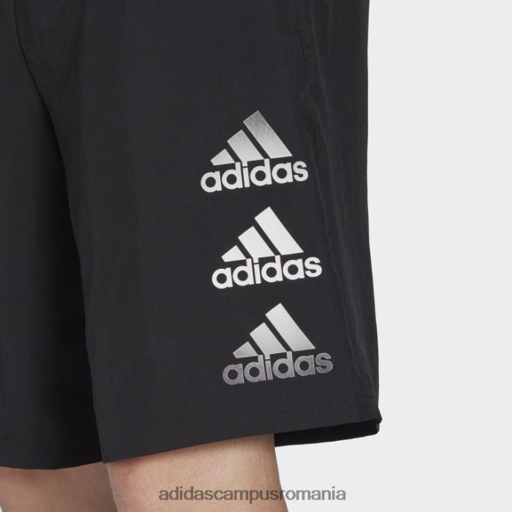 adidas campus romania negru conceput pentru a muta pantaloni scurți cu logo bărbați negru J266N27157