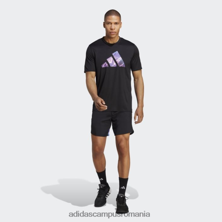 adidas campus romania negru, conceput pentru pantaloni scurți de antrenament hiit bărbați negru argintiu J266N25057