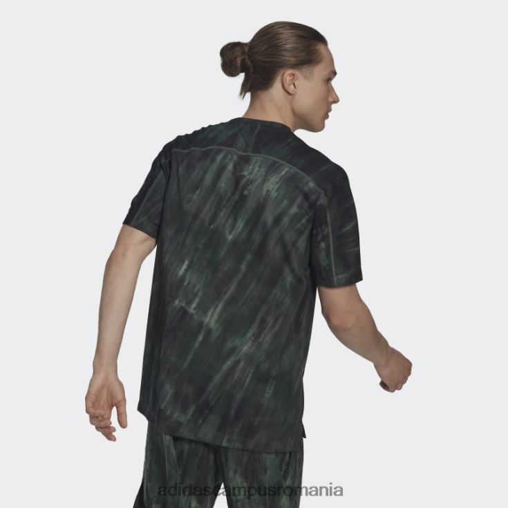 adidas campus romania overspray tricou grafic oxid verde bărbați oxid verde/verde/negru J266N214923