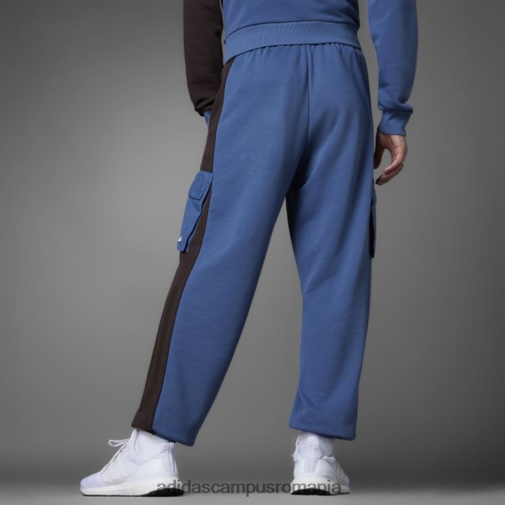 adidas campus romania pantaloni French Terry colorblock oțel bărbați oţel J266N27069