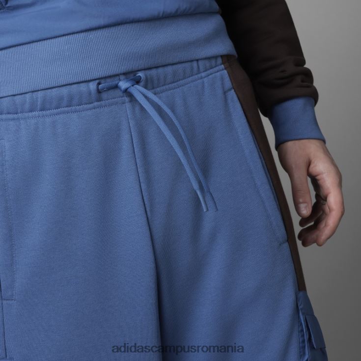 adidas campus romania pantaloni French Terry colorblock oțel bărbați oţel J266N27069